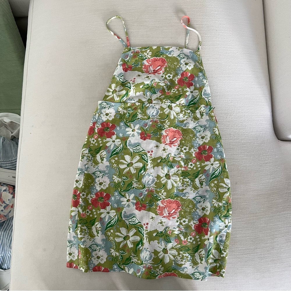 Reformation Wiley Linen Dress mini